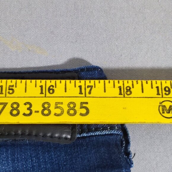 Silver Jeans women's size 14/L34 indigo blue Suki Mid Straight Super stretch - Picture 12 of 16